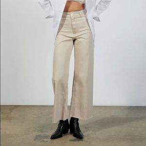 Zara Marine Straight Jean in Stone